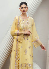 Riwayat By Ramsha Embroidered Lawn 3 Piece Unstitched Suit RM25RV10 D-Y-1003